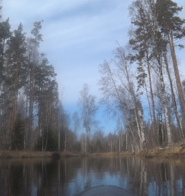 р. Волчья, почти старт маршрута